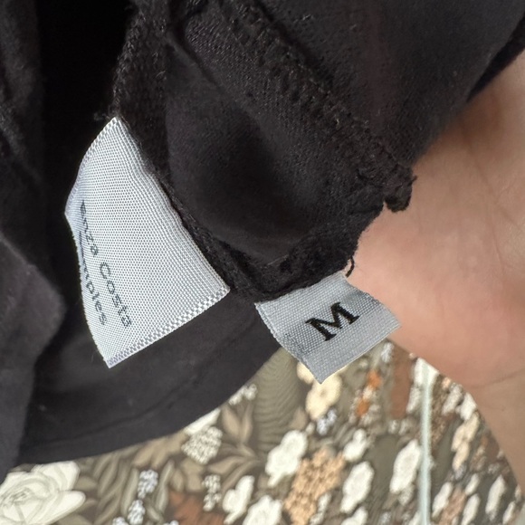 NWT Enza Costa Recycled Jersey Slouch Tee in black - Picture 5 of 6